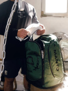 MANTO XL CONVERTIBLE BACKPACK CIRCLE-green